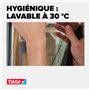 tesa Insect Stop COMFORT pour Porte-Fenêtres - Moustiquaire avec Ruban Auto Agrippant - Filet Anti-Moustique - Blanc, 120 cm x 2