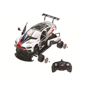 JAMARA BMW M8 GTE 1:18 Blanco 2.4GHZ