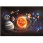 Cornelissen Carte postale 3D motif système solaire