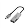 Hama Lecteur de Cartes Ultra-Rapide – USB-A & USB-C – SD/Micro SD – Design Aluminium – Garantie 30 Ans – Gris élégant