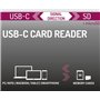Hama Lecteur de Cartes Ultra-Rapide – USB-A & USB-C – SD/Micro SD – Design Aluminium – Garantie 30 Ans – Gris élégant