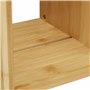 Relaxdays étagère de Table Bambou, Organiseur réglable, Bureau, Cuisine & Salle de Bain, Rangement, H: 40 cm, Naturel