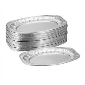 Relaxdays Plateaux de Service Aluminium