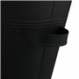 Relaxdays Seau à Cendres avec Pelle, 11 litres, Accessoires de cheminée, récipient à Cendres avec Anse, en Fer, Noir