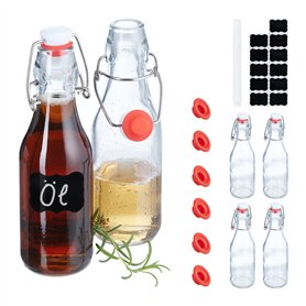 Relaxdays Bouteille en Verre