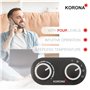Korona 60001 Radiateur soufflant électrique |Technologie de chauffage céramique | Sécurité anti-renversement | Protection contre