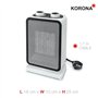 Korona 60001 Radiateur soufflant électrique |Technologie de chauffage céramique | Sécurité anti-renversement | Protection contre