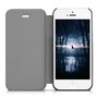 kwmobile Coque Compatible avec Apple iPhone SE (1.Gen 2016) / iPhone 5 / iPhone 5S - Coque à Rabat Magnétique Fonction Support p