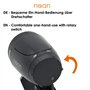 nean Phare avant dynamo pour vélo 90 lux avec éclairage automatique, feu de position, réflecteur et homologation StVZO