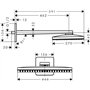 Hansgrohe HG Harnais de tête SHOWERSOLUTIONS 460/300 1jet chr