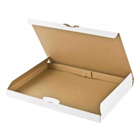 VEPATIM Lot de 25 cartons d'expédition 255 x 190 x 30 mm à montage rapide avec fermeture enfichable Maxibrief DHL pour boîte aux
