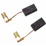 vhbw 2x balais de charbon 5 x 10 x 18 mm compatible avec Hilti WSR 900-PE outil électrique