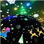 Idena 50147 - Projecteur LED Noël, s'allume avec des motifs de Noël colorés, projecteur LED ciel étoilé avec 2 modes, pour l'int