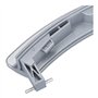 DL-pro Poignée de porte pour Siemens iQ700 iQ500 VarioPerfect S16 S14 00751789 751789 - Poignée de porte argentée avec axes pour