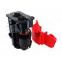 DL-pro Groupe café pour Siemens EQ500 EQ.500 11040688 - Broche rouge - Unité d'infusion - Boîte à ressort + support avec entonno