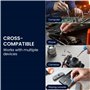kwmobile Kit réparation compatible avec Nintendo Switch - Kit tournevis de précision Triwing 10x outil pour console de jeu manet