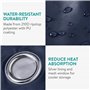 Navaris Housse pour Remorque de Vélo - Bache de Protection de Remorque de Velo Exterieur - Housse Imperméable pour Protéger de l