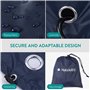 Navaris Housse pour Remorque de Vélo - Bache de Protection de Remorque de Velo Exterieur - Housse Imperméable pour Protéger de l