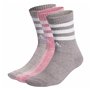 Chaussettes Adidas Crew StoneWash Gris 3 Unités
