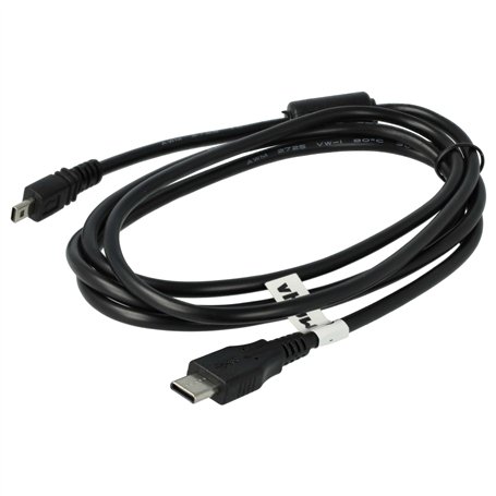 vhbw Câble de données USB-C compatible avec Nikon Coolpix W100
