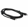 vhbw Câble de données USB-C compatible avec Nikon Coolpix W100, S9, S710 appareil photo, 150 cm