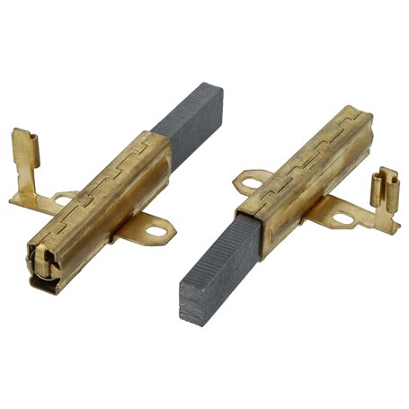 vhbw 2x balais charbon compatible avec Kärcher T 12/1 eco!efficiency
