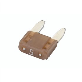 HELLA Fusible - Fusible à fiche MINI - 5A - beige - Quantité: 5 - 8JS 728 596-811
