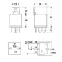 HELLA 5He 996 152-141 Minuterie - 24V - Nombre De Connexions: 5 - Relais Inverseurs