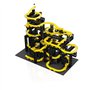 Hubelino 440280 Kit de démarrage (214 pièces) Piste à Billes Compatible