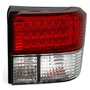 AD Tuning GmbH & Co. KG AD Tuning GmbH & Co 960421 Set de Feux arrière LED en Verre Transparent -Rouge/Blanc