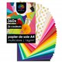 OfficeTree 360x Papier de Soie A4 16g/m² - 26 Couleurs - Papier Calque Couleur - Papier de Soie Emballage Bricolage Décorations