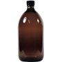 Viva-Haushaltswaren Gabriele Hesse e.K. Lot de 2 bouteilles de pharmacien marron de 1000 ml - Fabriqué en Allemagne - Sans BPA -
