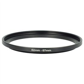 vhbw Bague d'adaptation de Filtre Step-Up de 62 mm vers 67 mm pour Objectif d'appareil Photo - Adaptateur
