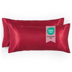 Blumtal protege oreiller 50x70 pour coussin - lot de 2 - taie oreiller 50 x 70 microfibre - taie d'oreiller 50x70 avec fermeture