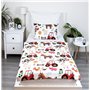 Theonoi Parure de lit complète pour enfant - Housse de couette 100 x 135 cm et taie d'oreiller 40 x 60 cm - En coton - Certifié