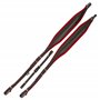 Alpenklang sangles accordéon taille standard pour accordéon basses 72/96 - rouge/brun