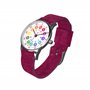 Cander Berlin MNA 1730 M Montre d'apprentissage étanche pour enfant Rose pailleté, Rose, bracelet