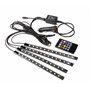 Technaxx Éclairage intérieur de Voiture avec Adaptateur de Voiture 12V TX-140 - Bandes LED Multicolores