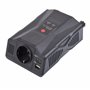 Technaxx Onduleur de Voiture 12 V à 230 V Certifié TÜV Rheinland avec 1 Prise Schuko et 2 Ports USB Puissance 300 W / 600 W (crê