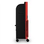 oneConcept Baltic Red Rafraichisseur d'air/ventilateur mobile (65W avec fonction humidificateur/ionisateur, 3 niveaux de puissan