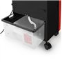 oneConcept Baltic Red Rafraichisseur d'air/ventilateur mobile (65W avec fonction humidificateur/ionisateur, 3 niveaux de puissan