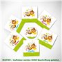 Lot de 12 sachets en papier kraft avec 12 autocollants « Singe » pour cadeaux ou petits cadeaux pour anniversaire d'enfant, mari