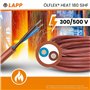 75 mm² - Câble pour sauna - Câble de 10 m - Câble en silicone SiHF 2 x 0