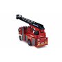 Amewi Mercedes-Benz 22502 Véhicule de Pompier à échelle pivotante 1:18 RTR, véhicule sous Licence Rouge/Blanc