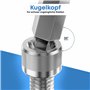 Effektwerk - Jeu de clés Hex 13-Piece - 1,27-10 mm - Set Hex d'extrémité de boule de bras long avec pliage manipulé pour vélos -