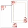 Lot de 20 cartes postales vierges avec motif - Cartes postales à personnaliser soi-même - Cartes d'invitation à faire soi-même -