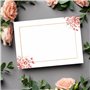 Lot de 20 cartes postales vierges avec motif - Cartes postales à personnaliser soi-même - Cartes d'invitation à faire soi-même -
