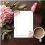 Lot de 20 cartes postales vierges avec motif - Cartes postales à personnaliser soi-même - Cartes d'invitation à faire soi-même -
