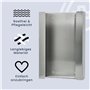 INOGS Support mural pour gants (pour 3 boîtes) - Porte-gants en acier inoxydable - Support pour gants jetables - Distributeur de