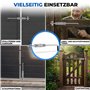 Torfix® Verrou de portail robuste 420 mm avec test de marchandises Note 1,2 pour un verrouillage sûr du curseur au sol - Verrou 
